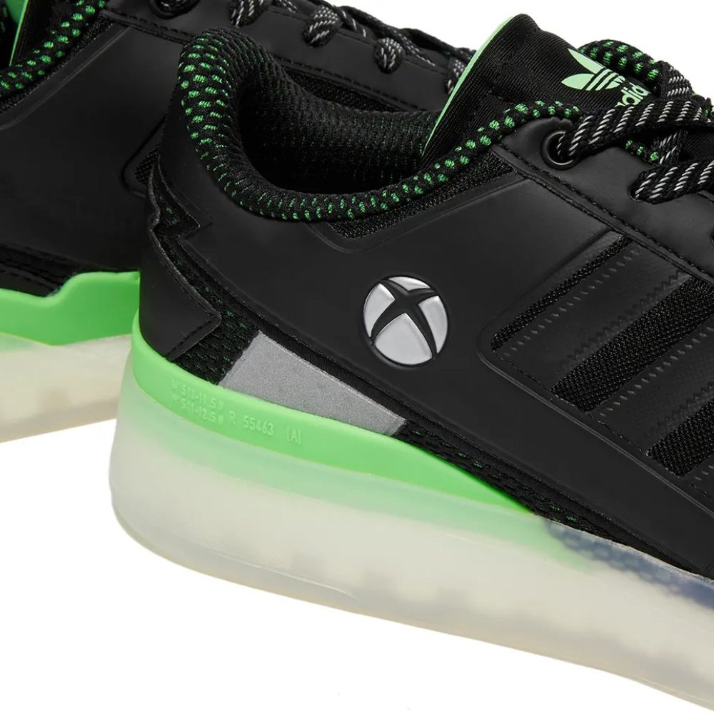 ADIDAS XBOX FORUM TECH BOOST X CORE BLACK & CUSTOMIZED - Picture 4 of 9